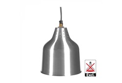 Abat-jour p. lampe chauffante infra-rouge aluminium 18cm